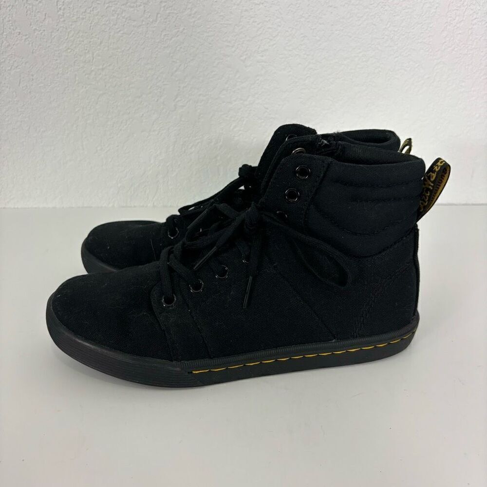 Dr. Martens Black Lace Up Rozarya Sneaker Shoes Women’s 6 - Picture 3 of 7